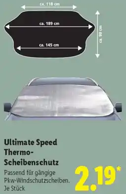 Lidl Ultimate Speed Thermo Scheibenschutz Angebot