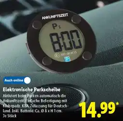 Lidl Elektronische Parkscheibe Angebot