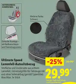 Lidl Ultimate Speed Lammfell-Autositzbezug Angebot