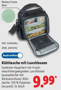 Lidl Kühltasche mit Lunchboxen Angebot