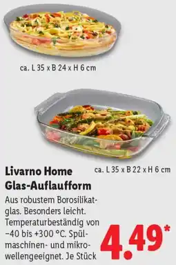 Lidl Livarno Home Glas-Auflaufform Angebot