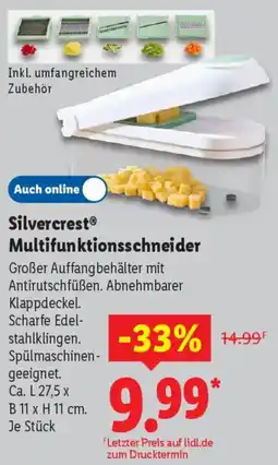 Lidl Silvercrest Multifunktionsschneider Angebot