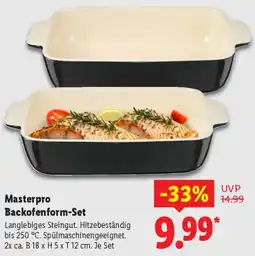 Lidl Masterpro Backofenform-Set Angebot
