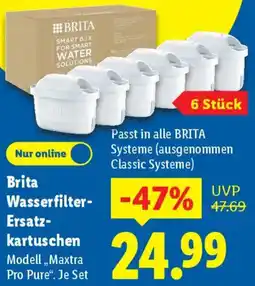 Lidl Brita Wasserfilter Ersatzkartuschen Angebot