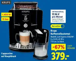 Lidl Krups Kaffeevollautomat Angebot