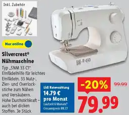 Lidl Silvercrest Nähmaschine Angebot
