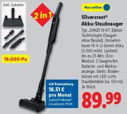 Lidl Silvercrest Akku-Staubsauger Angebot