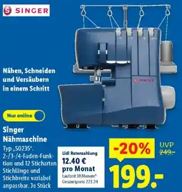 Lidl Singer Nähmaschine Angebot