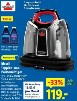 Lidl Bissell Teppich- und Polsterreiniger Angebot