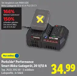 Lidl Parkside Performance Smart Akku-Ladegerät, 20 V/12 A Angebot