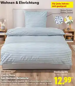Lidl Livarno Home Edel-Renforcé-Bettwäsche Angebot