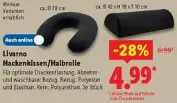 Lidl Livarno Nackenkissen/Halbrolle Angebot
