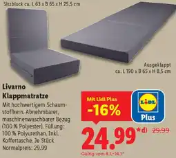Lidl Livarno Klappmatratze Angebot