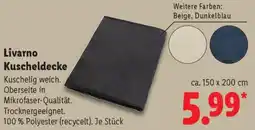 Lidl Livarno Kuscheldecke Angebot
