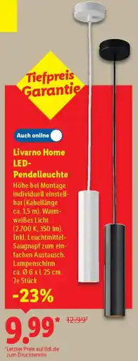 Lidl Livarno Home LED Pendelleuchte Angebot