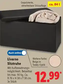 Lidl Livarno Sitztruhe Angebot