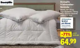 Lidl Dunlopillo 4-Jahreszeiten Bettdecke Angebot
