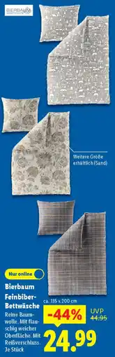 Lidl Bierbaum Feinbiber Bettwäsche Angebot
