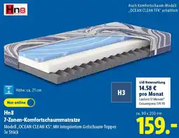 Lidl Hn8 7-Zonen-Komfortschaummatratze Angebot