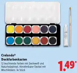 Lidl Crelando Deckfarbenkasten Angebot