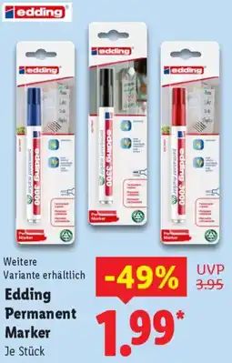Lidl Edding Permanent Marker Angebot