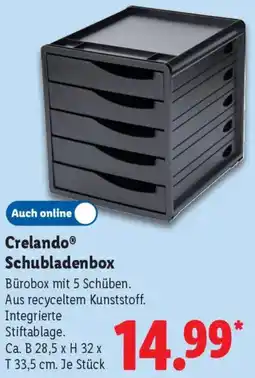 Lidl Crelando Schubladenbox Angebot