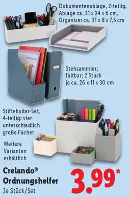 Lidl Crelando Ordnungshelfer Angebot