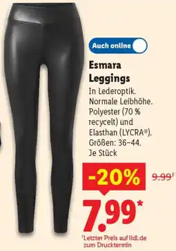 Lidl Esmara Leggings Angebot