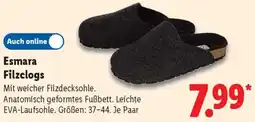 Lidl Esmara Filzclogs Angebot