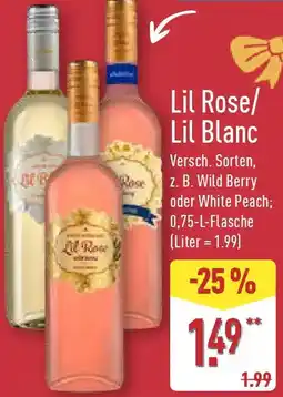 Aldi Nord Lil Rose/ Lil Blanc Angebot