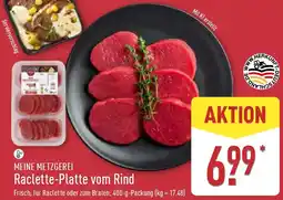 Aldi Nord MEINE METZGEREI Raclette-Platte vom Rind Angebot