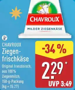 Aldi Nord CHAVROUX Ziegenfrischkäse Angebot