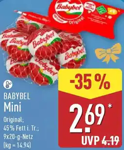 Aldi Nord BABYBEL Mini Angebot