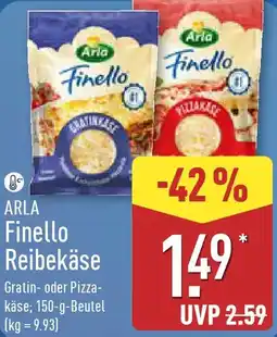 Aldi Nord ARLA Finello Reibekäse Angebot