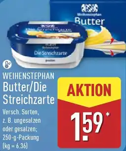 Aldi Nord WEIHENSTEPHAN Butter/Die Streichzarte Angebot