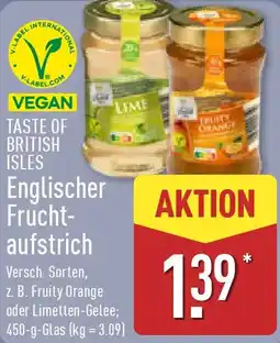 Aldi Nord TASTE OF BRITISH ISLES Englischer Fruchtaufstrich Angebot