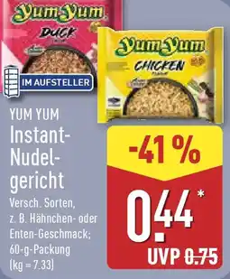 Aldi Nord YUM YUM Instant Nudelgericht Angebot
