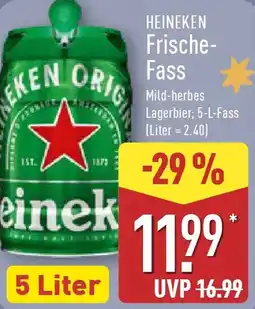 Aldi Nord HEINEKEN Frische Fass Angebot