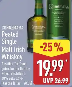 Aldi Nord CONNEMARA Peated Single Malt Irish Whiskey Angebot