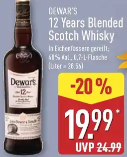 Aldi Nord DEWAR'S 12 Years Blended Scotch Whisky Angebot