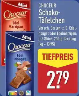 Aldi Nord CHOCEUR Schoko Täfelchen Angebot
