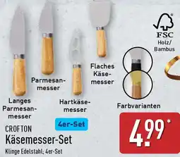 Aldi Nord CROFTON Käsemesser-Set Angebot