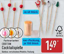 Aldi Nord CROFTON Cocktailspieße Angebot
