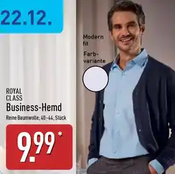 Aldi Nord ROYAL CLASS Business-Hemd Angebot