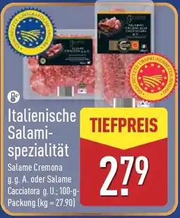 Aldi Nord GOURMET FINEST CUISINE Italienische Salamispezialität Angebot