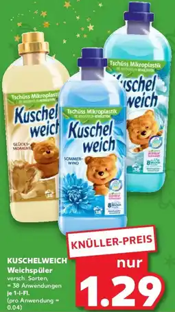 Kaufland KUSCHELWEICH Weichspüler Angebot