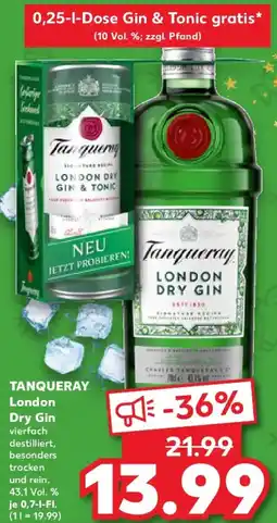 Kaufland TANQUERAY London Dry Gin Angebot