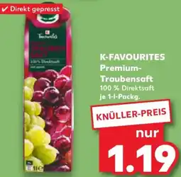 Kaufland K-FAVOURITES Premium Traubensaft Angebot