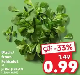 Kaufland Dtsch./ franz. Feldsalat Angebot