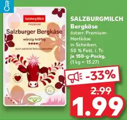 Kaufland SALZBURGMILCH Bergkäse Angebot